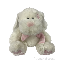 Jouet Lapin Chubby Avec Écharpe Rose